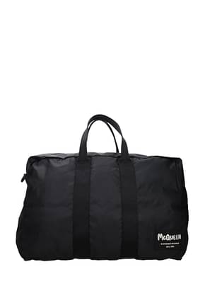 Alexander McQueen Travel Bags Men Fabric  Black