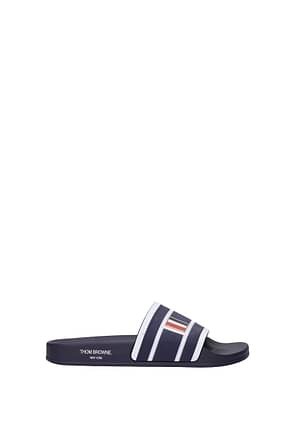 Thom Browne Slippers and clogs Men Rubber Blue