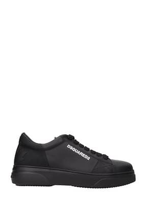 Dsquared2 Sneakers Men Leather Black