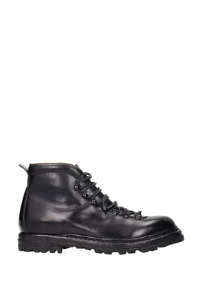 Officine Creative Ankle Boot Men Leather Black