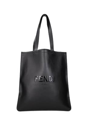 Fendi Shoulder bags Men Leather Black