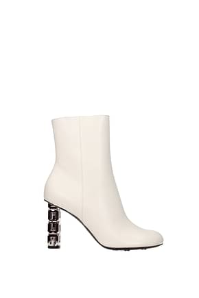 Givenchy Ankle boots Women Leather Beige Ivory
