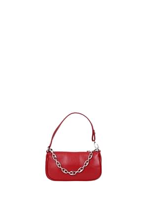 By Far Handbags rachel Women Leather Red Chili Pepper