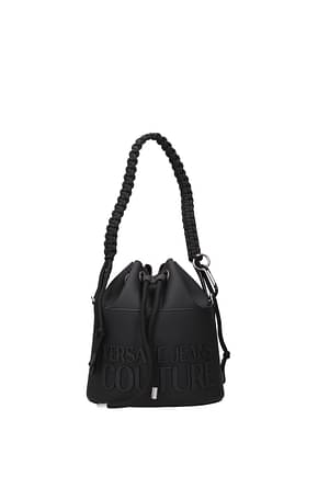Versace Jeans Handbags couture Women Polyurethane Black