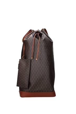 Saint Laurent Shoulder bags Women Fabric  Brown