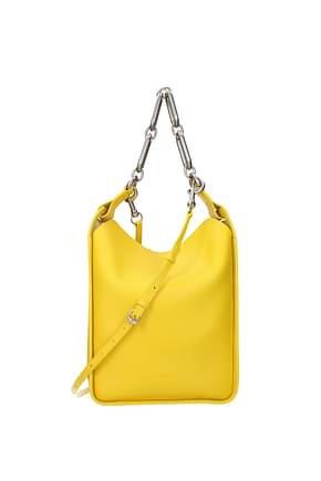 Balenciaga कंधे पर डालने वाले बैग महिलाओं चमड़ा पीला Canarino