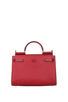 Dolce&Gabbana حقائب اليد sicily 62 medium نساء جلد أحمر Papavero