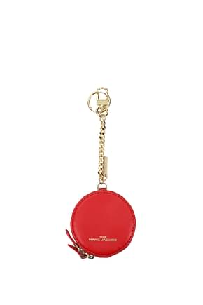 Marc Jacobs Porte-clés Femme Cuir Rouge