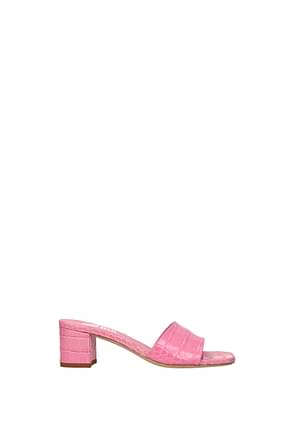 Paris Texas Sandals rosa Women Leather Pink Flamingo