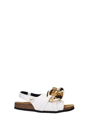 Jw Anderson Sandals Women Leather White