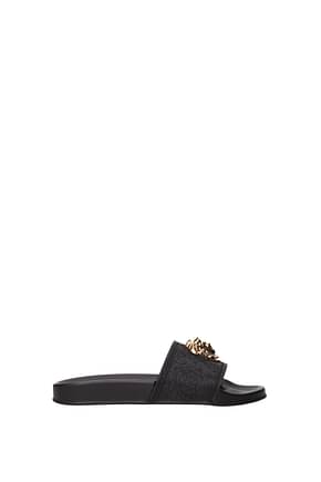 Versace Slippers and clogs Women Rubber Black