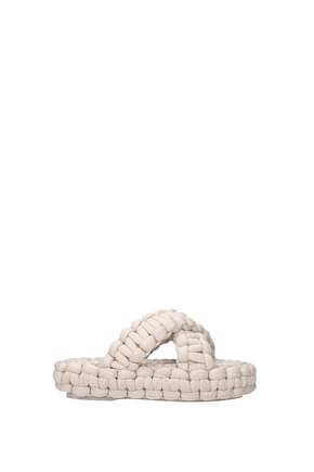 Chloé Slippers and clogs Women Fabric  Beige