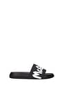 Alexander McQueen Slippers and clogs Men Rubber Black White