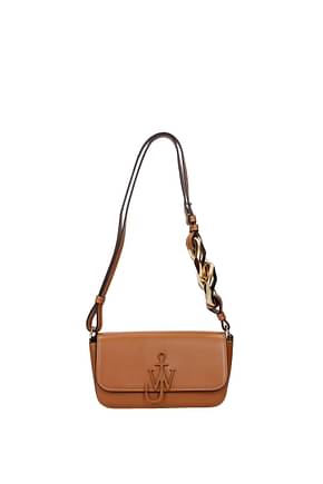 Jw Anderson Shoulder bags anchor Women Leather Brown Luggage