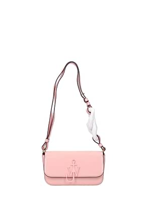 Jw Anderson Shoulder bags anchor Women Patent Leather Pink Powder Pink