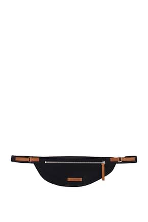 Jacquemus Backpack and bumbags Men Fabric  Black Leather