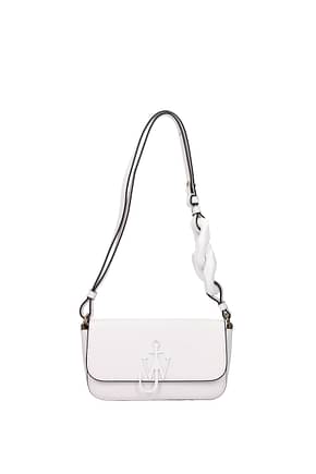Jw Anderson Shoulder bags anchor Women Leather White Optic White