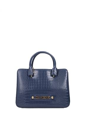 Love Moschino Handbags Women Polyurethane Blue Graphite Blue