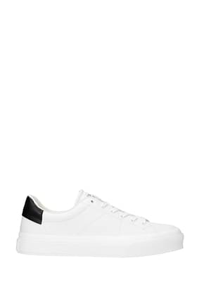 Givenchy Sneakers new city Homme Cuir Blanc Noir