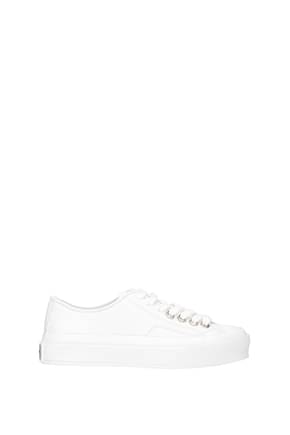 Givenchy أحذية رياضية city low نساء جلد أبيض البصرية الأبيض