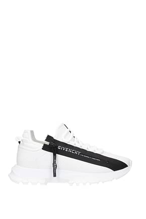 Givenchy أحذية رياضية spectre رجال جلد أبيض البصرية الأبيض