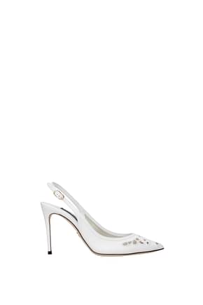Dolce&Gabbana Sandalen Damen Leder Weiß