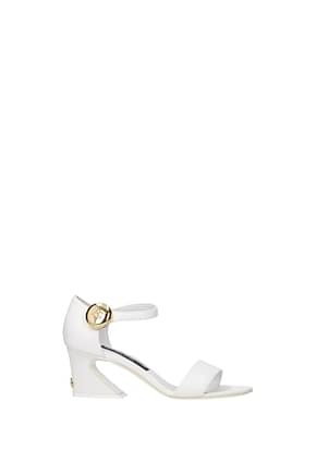 Dolce&Gabbana Sandals Women Leather White