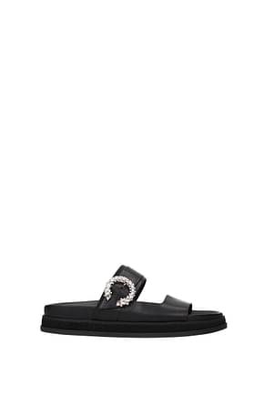 Jimmy Choo Slippers and clogs marga Women Leather Black