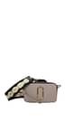 Marc Jacobs Crossbody Bag Women Leather Gray Cement