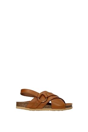 See by Chloé Sandals Women Leather Brown