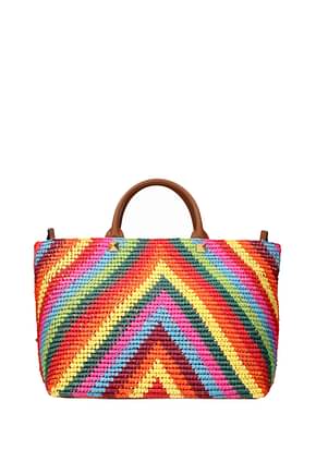 Valentino Garavani Handbags Women Raffia Multicolor
