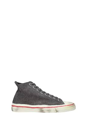 Marni Sneakers Homme Tissu Gris