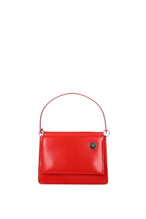 Kara Handtaschen Damen Leder Rot Rot