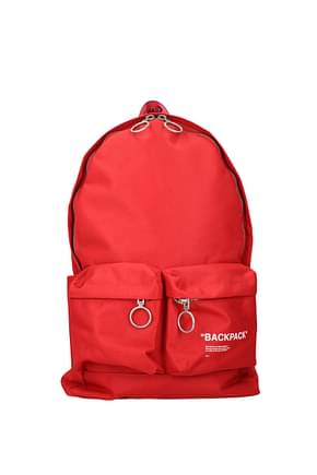 Off-White Backpack and bumbags Men Fabric  Red Red
