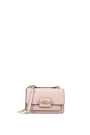 Michael Kors Shoulder bags heather xs Women Leather Pink Soft Pink