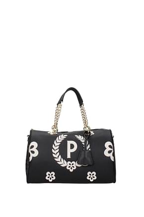Pollini Handbags Women PVC Black Black