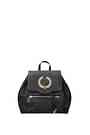 Pollini Backpacks and bumbags Women Leather Black