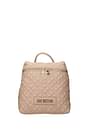 Love Moschino Backpacks and bumbags Women Polyurethane Beige Taupe