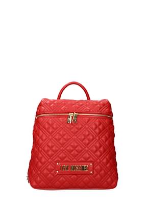 Love Moschino Backpacks and bumbags Women Polyurethane Red Lipstick