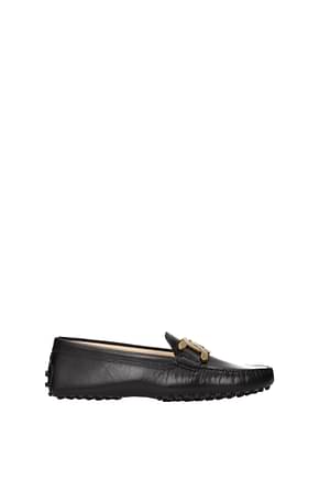 Tod's Loafers Women Leather Black