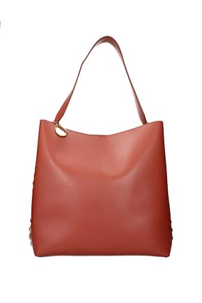 Stella McCartney Shoulder bags Women Eco Leather Brown Brick