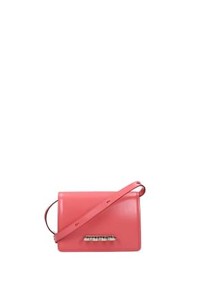 Alexander McQueen Crossbody Bag Women Leather Pink Rose Pink
