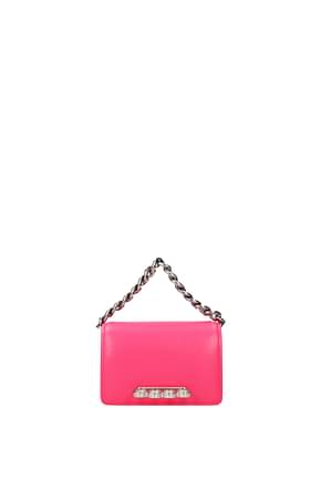 Alexander McQueen Handbags the four ring  Women Leather Pink Fluo Pink