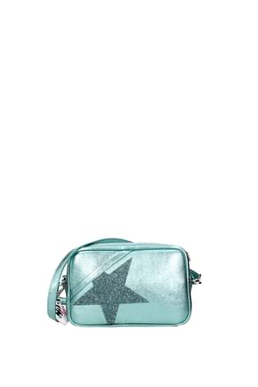 Golden Goose Crossbody Bag star bag Women Leather Heavenly Turquoise