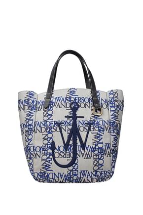 Jw Anderson Handbags Women Fabric  Gray Blue Navy