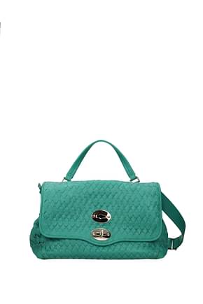 Zanellato Handbags postina s Women Leather Green Grass
