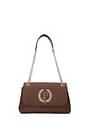 Pollini Shoulder bags Women Leather Brown Land