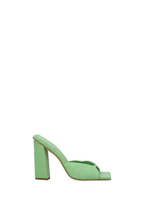 Gia Borghini Sandals rosie Women Fabric  Green Jade
