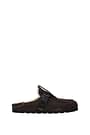 Alexander McQueen Slippers and clogs mcq Men Suede Brown