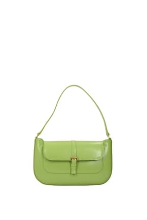By Far Handbags miranda Women Leather Green Lime